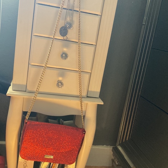 Jimmy Choo Red Glitter purse - NEW - Picture 7 of 7